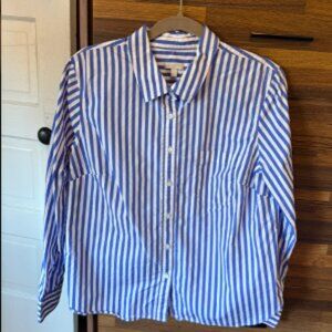 3 for $20 Sale: Talbots Striped Button Down - L